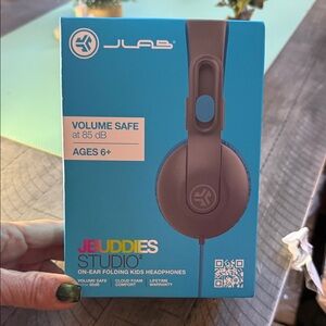 JLab JBuddies Studio2 Kids On-Ear Headphones - Black